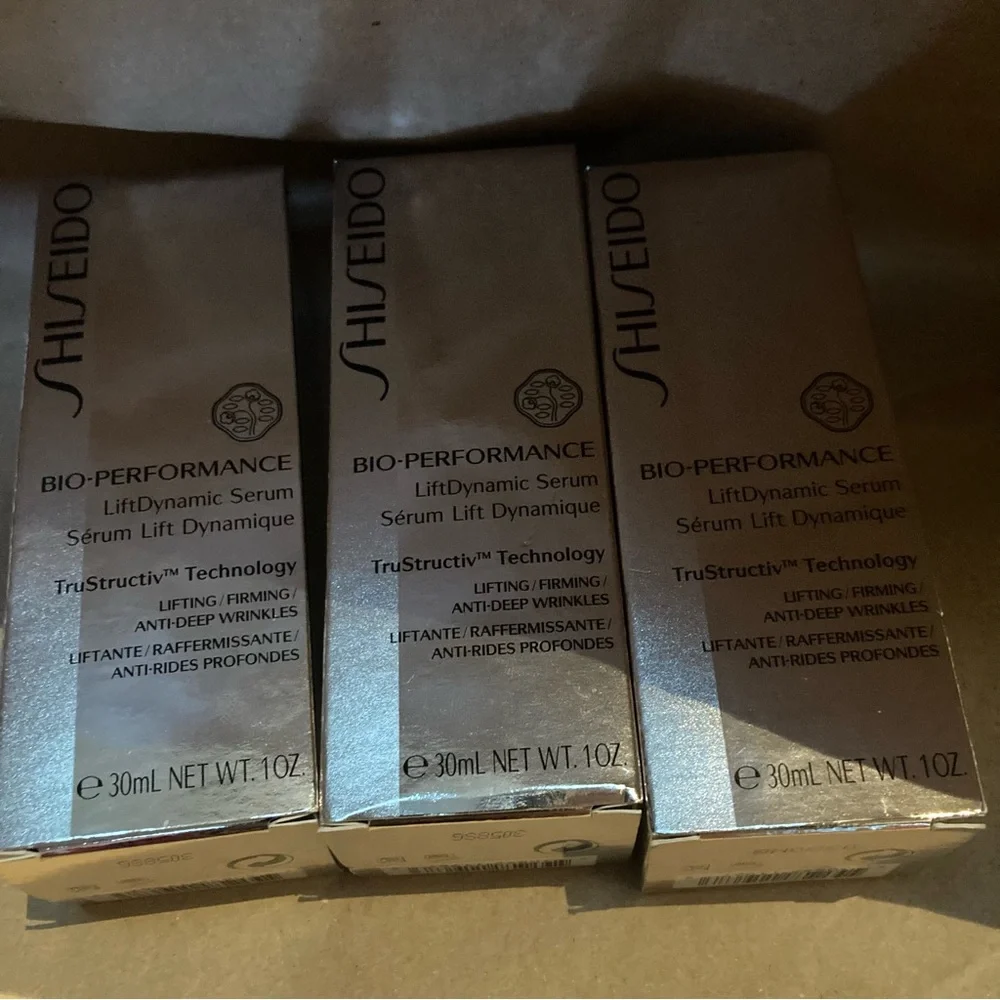 3 x Shiseido lift dynamic serum 30ml
